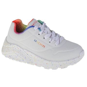 Skechers Čevlji bela Uno Lite Rainbow Speckle