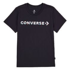Converse Majice črna S Floral Logo Graphic