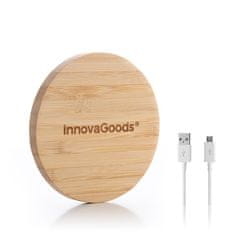 InnovaGoods Brezžični polnilnik Wirboo Bamboo