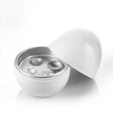 InnovaGoods Kuhalnik za jajca za mikrovalovno peko z recepti,