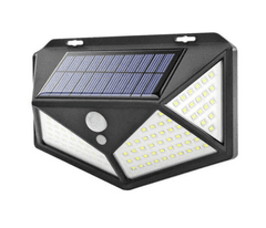 Zaparevrov Solarna LED luč z zaznavanjem gibanja SH-100, 100 LED diod