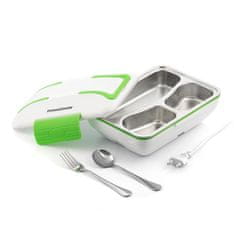 InnovaGoods Električna škatla za hrano, 50 W, belo-zelena,