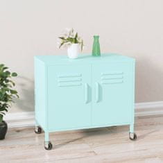 Vidaxl Omara za shranjevanje mint zelena 60x35x49 cm jeklo