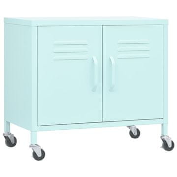 Vidaxl Omara za shranjevanje mint zelena 60x35x56 cm jeklo