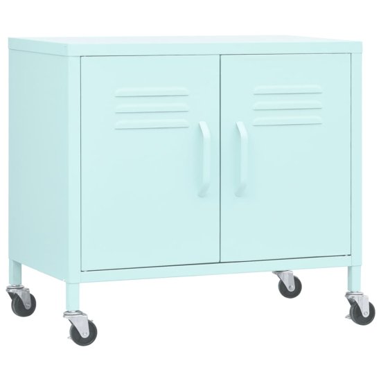 Vidaxl Omara za shranjevanje mint zelena 60x35x49 cm jeklo