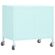 Vidaxl Omara za shranjevanje mint zelena 60x35x49 cm jeklo