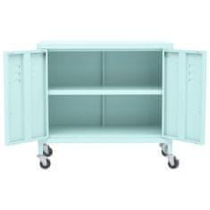 Vidaxl Omara za shranjevanje mint zelena 60x35x49 cm jeklo