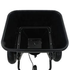 Vidaxl Vlečni posipalec soli PVC in jeklo 125x74x79 cm 45 L