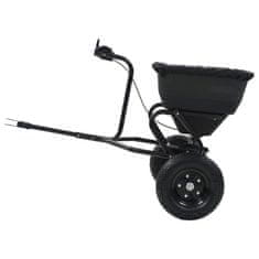 Vidaxl Vlečni posipalec soli PVC in jeklo 125x74x79 cm 45 L