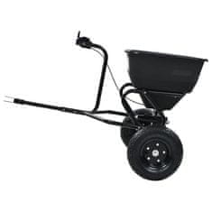 Vidaxl Vlečni posipalec soli PVC in jeklo 125x74x79 cm 45 L