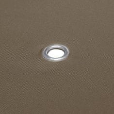 Vidaxl Streha za paviljon 310 g/m2 3x4 m taupe