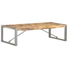 Vidaxl Klubska mizica 140x70x40 cm robusten mangov les