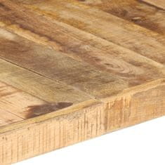 Vidaxl Klubska mizica 140x70x40 cm robusten mangov les