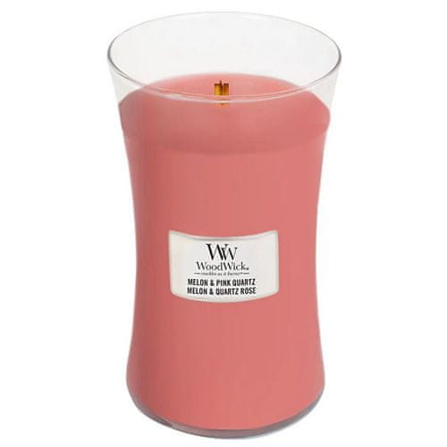 Woodwick Ovalna vaza za sveče , Lubenica in roza kristal, 609,5 g