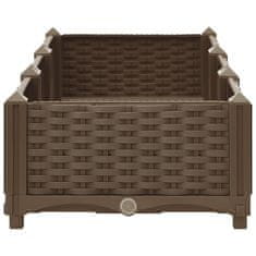 Vidaxl Visoka greda 120x40x23 cm polipropilen