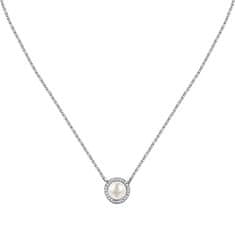 Morellato Elegantna srebrna ogrlica z biserom Gioia SAER49