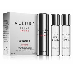 Chanel Allure Homme Sport Cologne - EDC 20 ml (steklinica za polnenje) + polnilo 2 x 20 ml