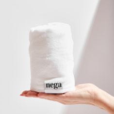 Nega Cosmetics Brisačka za lase, ki ščiti mokre lase pred poškodbami iz 100% bombaža, izredno vpojna in nežna, Negabrisacka