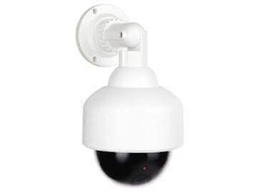 Verkgroup Lažna viseča dome kamera z LED bela