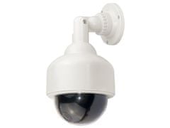 Verkgroup Lažna viseča dome kamera z LED bela