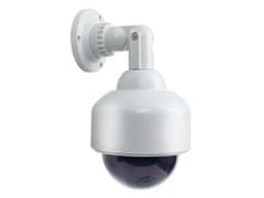 Verkgroup Lažna viseča dome kamera z LED bela