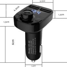 Verkgroup Avto FM oddajnik SD in polnilec bluetooth 2x USB 3.1A