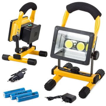 Verkgroup Prenosni akumulatorski gradbeni LED COB 30W reflektor