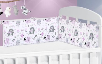 Prevleka za otroško posteljico - 70x28 cm - Žival