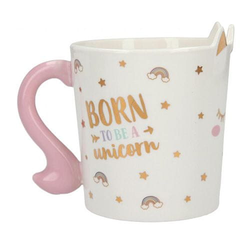 Ylvi in skodelica Minimoomis, "Rojen za samorog", motiv samoroga, 300 ml