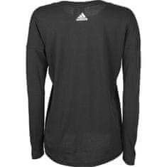 Adidas Majice črna XL Essentials Linear Longsleeve W
