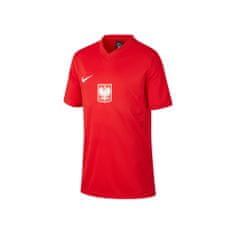 Nike Majice rdeča M JR Polska Breathe Football