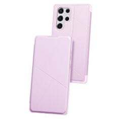 Dux Ducis Skin X knjižni usnjeni ovitek za Samsung Galaxy S22 Ultra, roza