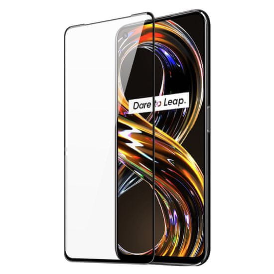 Dux Ducis All Glass Full Screen zaščitno steklo za Realme 8i, črna