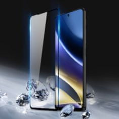 Dux Ducis All Glass Full Screen zaščitno steklo za Motorola Moto G51 5G, črna
