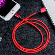 MG kabel USB / Lightning 2.4A 1m, rdeča