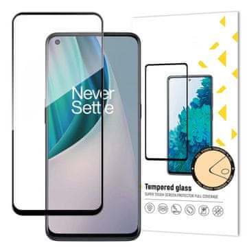 MG Full Glue Super Tough zaščitno steklo za OnePlus Nord N10 5G, črna