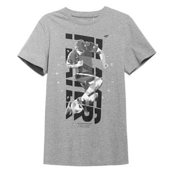 4F Majice siva H4L21 TSM011