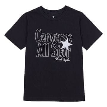 Converse Majice črna A Star Graphic Tee