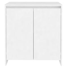 Vidaxl Komoda bela 70x41x75 cm inženirski les