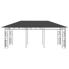 Vidaxl Paviljon z mrežo proti komarjem 6x3x2,73 m antraciten