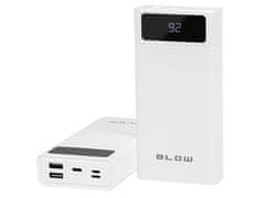 Blow PB40A polnilna baterija, 40.000 mAh, Polymer baterija, hitro polnjenje 3.0, LED zaslon, USB-C, bela