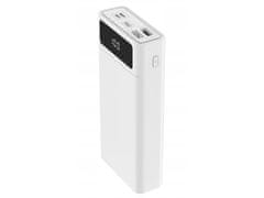 Blow PB40A polnilna baterija, 40.000 mAh, Polymer baterija, hitro polnjenje 3.0, LED zaslon, USB-C, bela