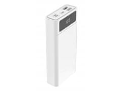 Blow PB40A polnilna baterija, 40.000 mAh, Polymer baterija, hitro polnjenje 3.0, LED zaslon, USB-C, bela