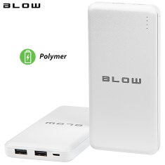 Blow PB20C powerbank, 20.000mAh, Polymer baterija, Indikator napolnjenosti, bela