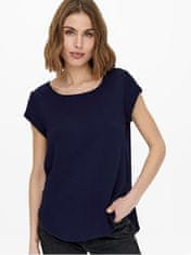 ONLY Ženska bluza ONLVIC Regular Fit 15142784 Evening Blue (Velikost 40)