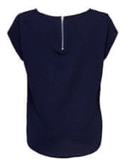 ONLY Ženska bluza ONLVIC Regular Fit 15142784 Evening Blue (Velikost 40)