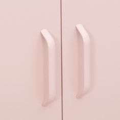 Vidaxl Omara za shranjevanje roza 80x35x101,5 cm jeklo