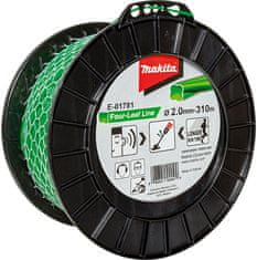 Makita E-01781 najlonska nitka deteljica zelena, 2,0 mm/310 m