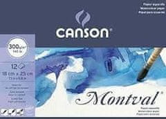 Rayher.	 Blok akvarelni Montval 18x25cm 300 g, 12 listni; Cold Pressed