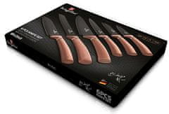 Berlingerhaus Komplet nožev s površino proti prijemanju 6 kosov Rosegold Metallic Line BH-2543